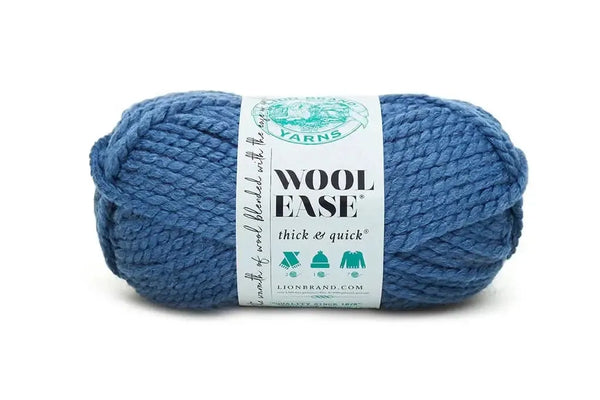 Lion Brand Wool-Ease Thick & Quick Yarn - Denim