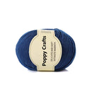 Poppy Crafts Wool Thread Anti-Pilling Yarn 50g - Denim