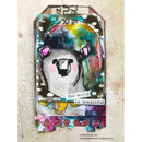 Dina Wakley Media Cling Stamps 6"x 9" - Scribbly Bears