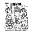 Dyan Reaveley’s Dylusions Cling Stamp Collections 8.5" x 7" - Gnome For The Holidays