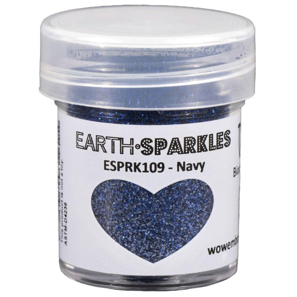 WOW! Earth Sparkles Glitter 15ml - Navy