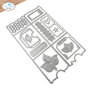 Elizabeth Craft Designs Beautifully Worn Metal Die Set - Off the Edge Pocket