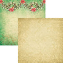 Elizabeth Crafts Double-Sided Cardstock Pack 12"X12" Festive Holly