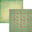 Elizabeth Crafts Double-Sided Cardstock Pack 12"X12" Festive Holly