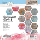Elizabeth Craft Double-Sided Cardstock Pack 12"X12" Backgrounds Volume 2