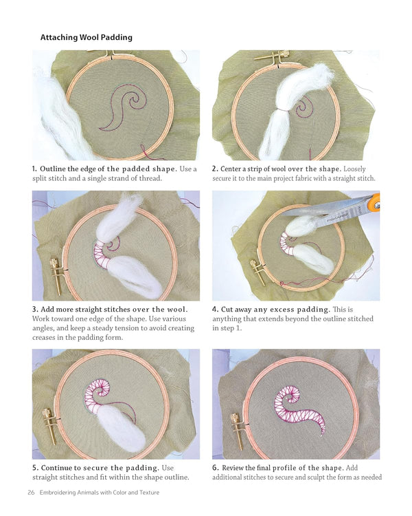 Embroidering Animals with Colour and Texture