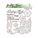 Picket Fence Studios Blooming Trumpet Flowers Coordinating Die*