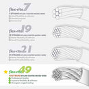 BeadSmith Flex-rite 49 Strand Beading Wire 0.018" x 30ft - Clear
