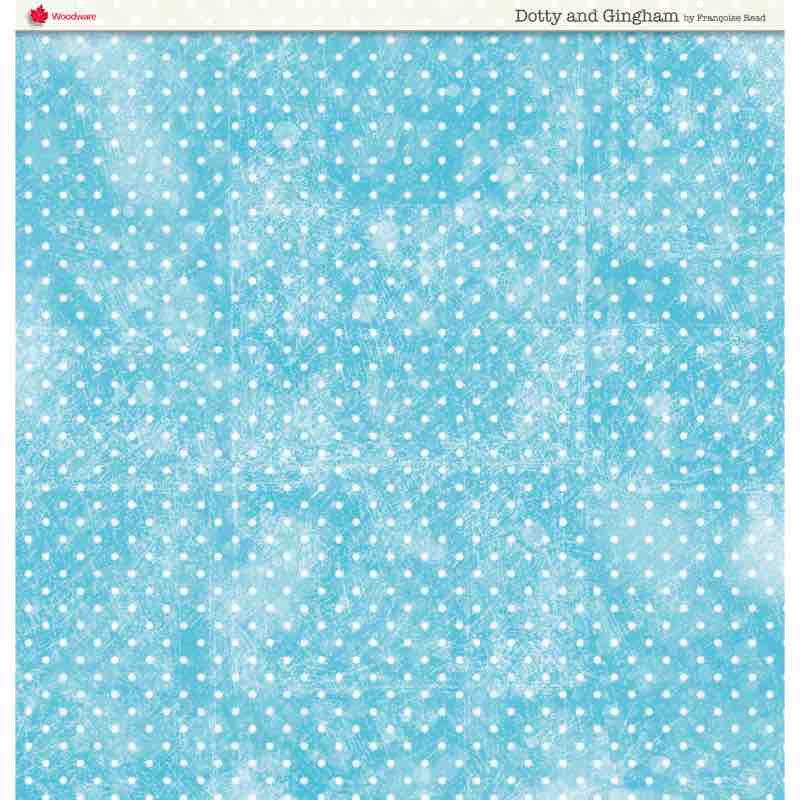 Woodware Double-Sided Paper Pad 8"x 8" 24/Pkg - Dotty And Gingham