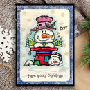 Woodware Clear Stamp 4"x 6" - Top Hat Snowman*