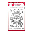 Woodware Clear Stamp 4"x 6" - Top Hat Snowman*