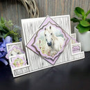 Hunkydory Foiled Pattern Stepper Cards - Square Centrepiece