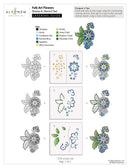 Altenew Folk Art Flowers Simple Colouring Stencil Set*