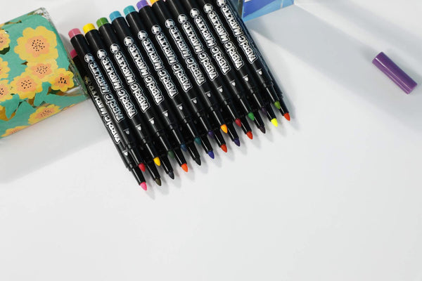 Poppy Crafts Fabric Marker Set - 24 Pack