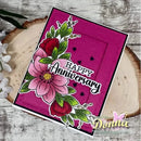 Gina K Designs Stamp & Die Set - Anniversary Flowers