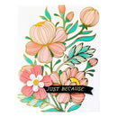 Spellbinders Glimmer Plate Glimmering Peonies