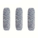Poppy Crafts Velour Yarn 100g 3 Pack - Grey