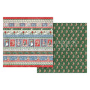 Graphic 45 Deck The Halls Double-Sided Cardstock 12"x 12" - Jolly Holidays