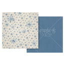 Graphic 45 Deck The Halls Double-Sided Cardstock 12"x 12" - Winterland Blue