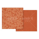 Graphic 45 Ghostly Greetings Double-Sided Cardstock 12"x 12" - Pumpkin Orange