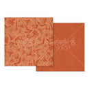 Graphic 45 Ghostly Greetings Double-Sided Cardstock 12"x 12" - Pumpkin Orange
