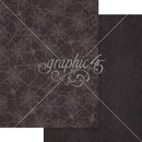 Graphic 45 Ghostly Greetings Patterns & Solids Pack 8.5"x 11"