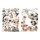 Graphic 45 Ghostly Greetings Rub-On Transfers