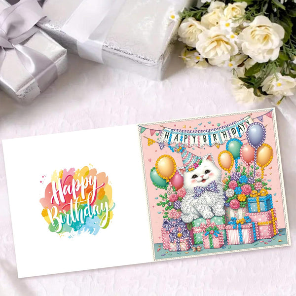 Poppy Crafts Diamond Art Greeting Card Kit