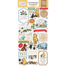 Echo Park Chipboard 6"X13" Accents, The House At Pooh Corner