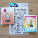 Simon Hurley create. Clear Stamps 6"X9" Silly Goose*