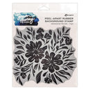 Simon Hurley create. Background Stamp 6"X6" Whimsical Florals