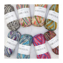 Fiddlesticks Harlequin 4ply Sock Yarn 50g - Green