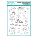 Gina K Designs Clear Stamps - Hedgehogs in Happiness