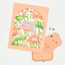 Floral card with 'I don't know what I'd do without you' text on a matching envelope.