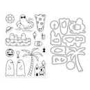 Hero Arts Stamp & Cut Set - Beach Boos