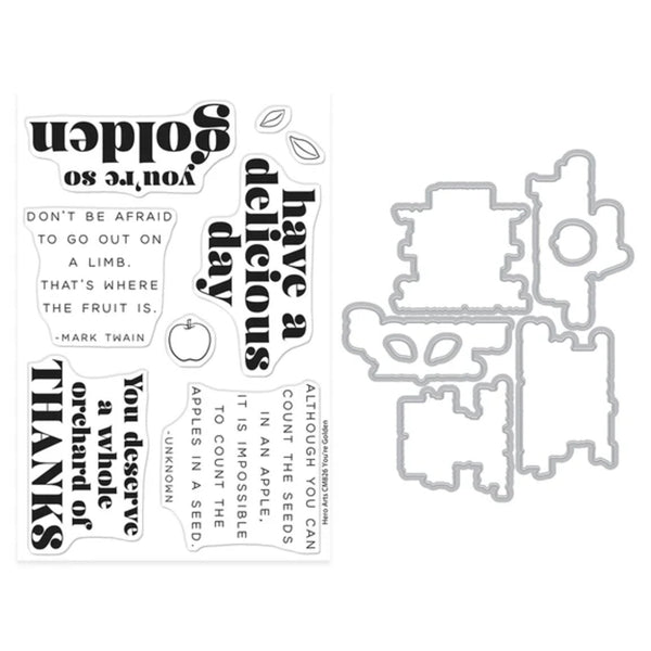 Hero Arts I Pick You Stamp & Cut Set - You're Golden