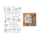 Hero Arts Retro Kitchen Clear Stamp Set - On the Shelf Kitchen