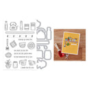 Hero Arts Retro Kitchen Stamp & Cut Set - On the Shelf