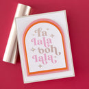 Hero Arts Very Merry BetterPress + Foil Set - Fa La La Letterpress