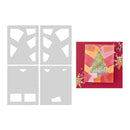 Hero Arts Very Merry Colour Layering Stencil Set - Modern Tree