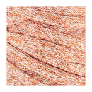 A close-up of a variegated knit fabric or yarn texture in peach, pink, and light beige tones, shown against a white background.