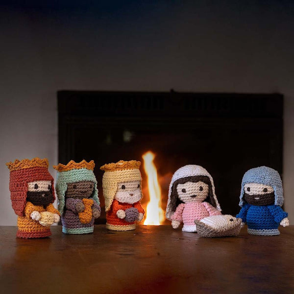 Hoooked DIY Crochet Kit - Belem Nativity Scene Set