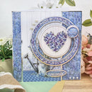 Hunkydory A Year of Flowers Larkspur Luxury Topper Sheet - July