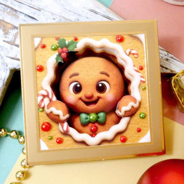 Hunkydory Square Pocket Pad - Festive Peeping Pals