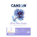 Canson Imagine White Mixed Media Pad - Light Grain 200gsm A4 - 50 Sheets