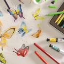 Canson Imagine White Mixed Media Pad - Light Grain 200gsm A4 - 50 Sheets