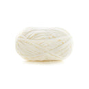 Poppy Crafts Snuggly Chenille Yarn 50g - Ivory