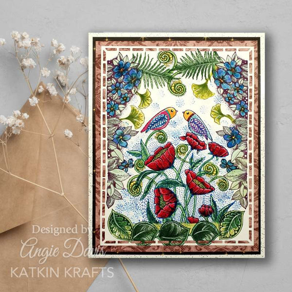Katkin Krafts Clear Stamp Set 6"x 8" - The Butterfly Effect*