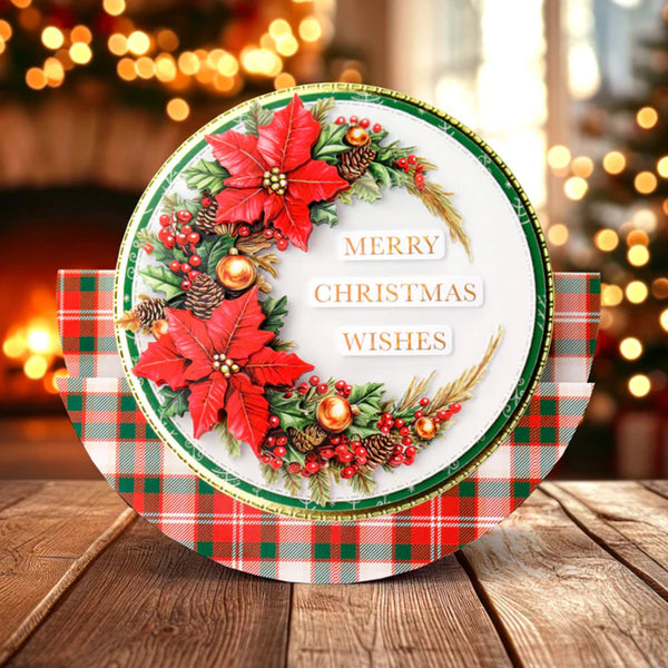 Katy Sue Die Cut Decoupage 3/Pkg - Christmas Flowers