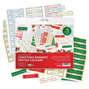 Katy Sue Foiled & Die-Cut - Christmas Banners Festive Colours